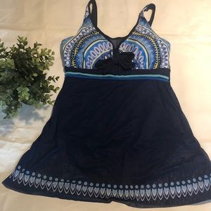 One piece bikini with built in cover up size M